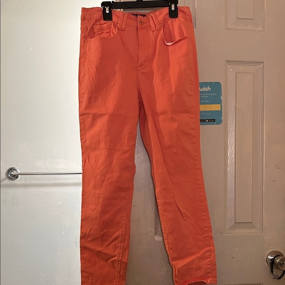 Gloria Vanderbilt Women's Straight Leg Jeans - Orange - Picture 1 of 1